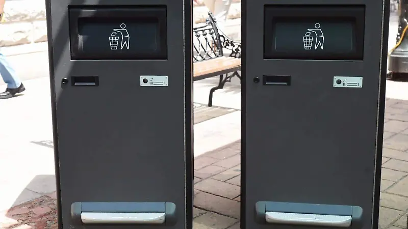 Nuevos botes de basura electrónicos en la ciudad de Durango